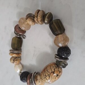 Silpada Btacelet B2089 Retired Mixed Material